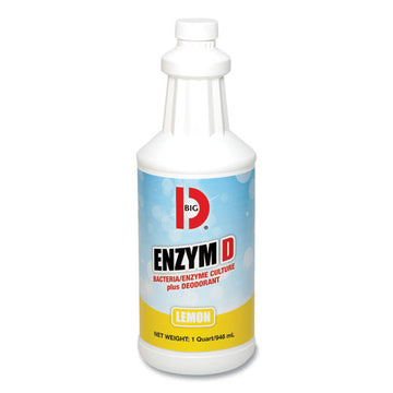 Big D Industries Enzym D Digester Liquid Deodorant, Lemon, 32 Oz Bottle, 12-carton freeshipping - TVN Wholesale